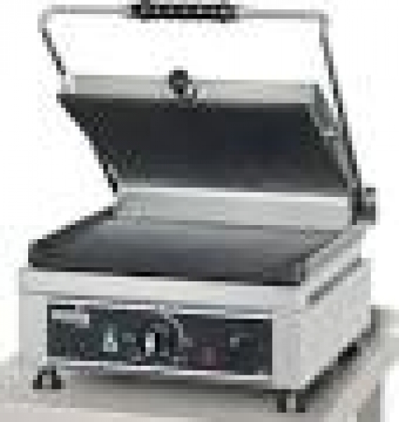 Potis Contact Grill, grooved top & bottom, 2,5 kW, 420x410x280mm